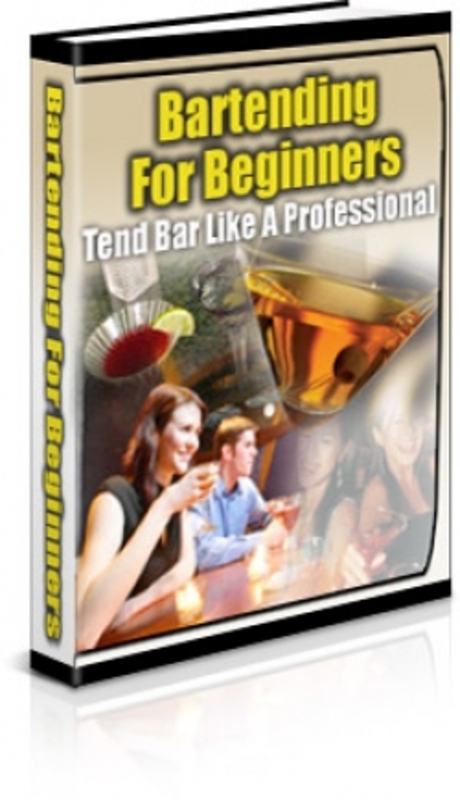 Product picture Bartending For Beginners - EBOOKSNZ